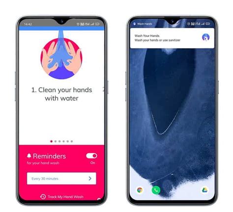 Cómo configurar recordatorios de lavado de manos en Android iOS y