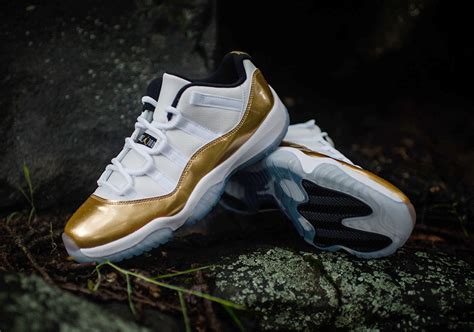 Air Jordan 11 Low Gold Release Info | SneakerNews.com