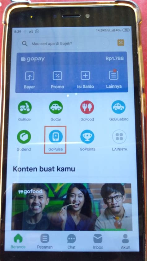 Cara Beli Pulsa Lewat Aplikasi Gojek Lebih Mudah Tanpa Ribet Kanglana