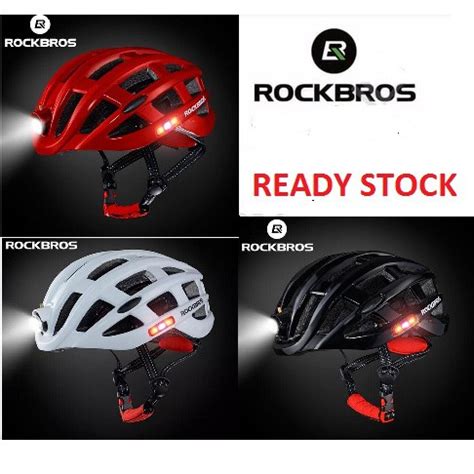 Jual Helm Sepeda Rockbros Sepeda Help Rockbros Plus Lampu Charge ZN1001