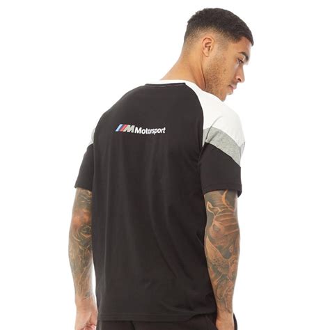 Buy Puma Mens Bmw Motorsport Mcs T Shirt Blackwhitegrey