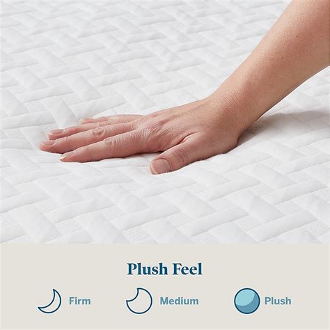 Lucid Comfort Collection 12 Inch Med Plush Gel Memory Foam Mattress