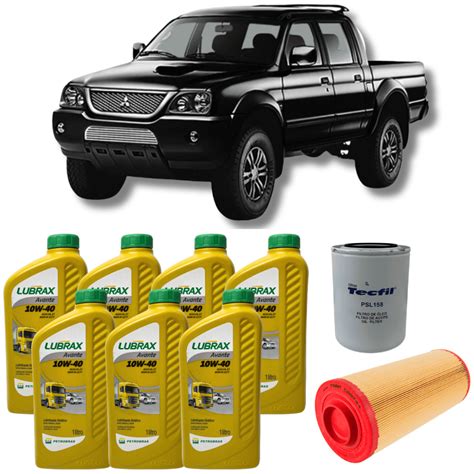 Kit Troca de Óleo para Mitsubishi L200 2001 até 2007 Lubrax Avante