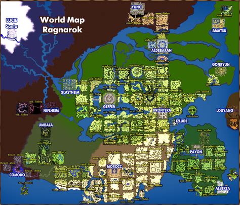 Ragnarok Online World Map