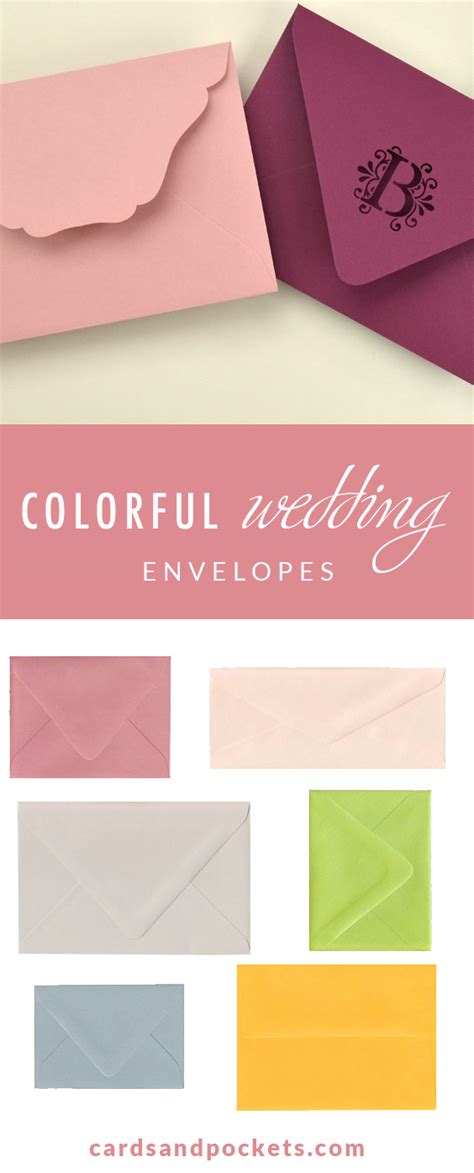 Wedding Envelopes Beautiful Invitation Envelopes In Colors