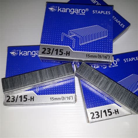 Jual Isi Stapler Staples Heavy Duty Jilid 23 15 1215 Kangaroo Shopee