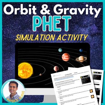 Orbit And Gravity Inquiry Activity Phet Simulation Physics Astronomy