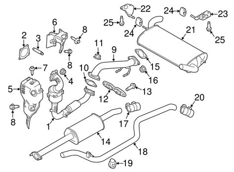 2016 2018 Ford Focus Catalytic Converter F1FZ 5E212 B OEM Parts Online