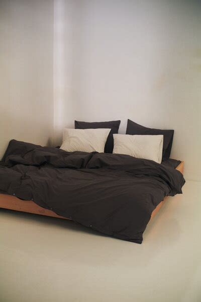 Tekla Pillow Sham X Cm Dark Taupe Finnish Design Shop