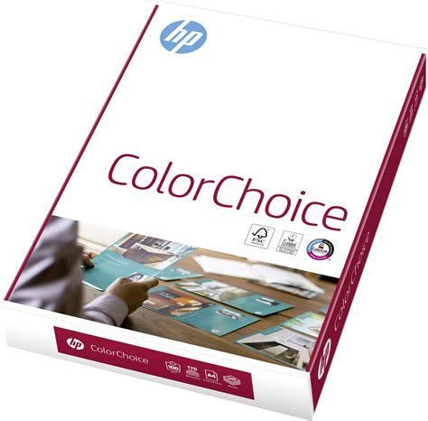 Papier D Impression Laser HP Colour Choice DIN A4 Blanc 500 Feuille S