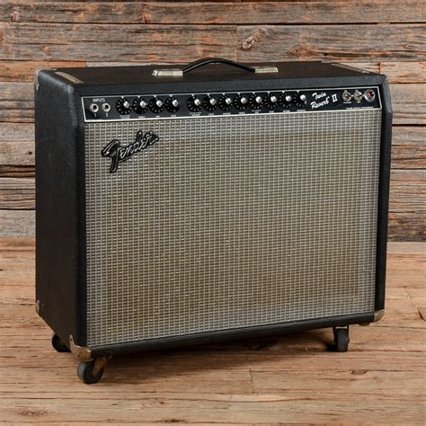 Fender Twin Reverb Ii 2 Channel 105 Watt 2x12 Guitar Combo 1986