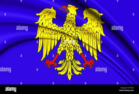 Flag of Friuli Region, Italy. 3D Illustration Stock Photo - Alamy