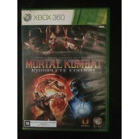 Mortal Kombat Komplete Edition Xbox 360 Shopee Brasil