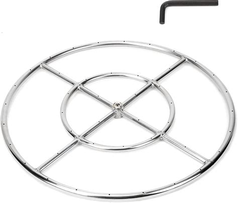 Stanbroil 24 Inch Round Fire Pit Burner Ring For Natural