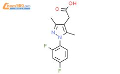 2 1 2 4 二氟苯基 3 5 二甲基 1H 吡唑 4 基 乙酸 926239 71 6 湖北国云福瑞科技有限公司 960化工网