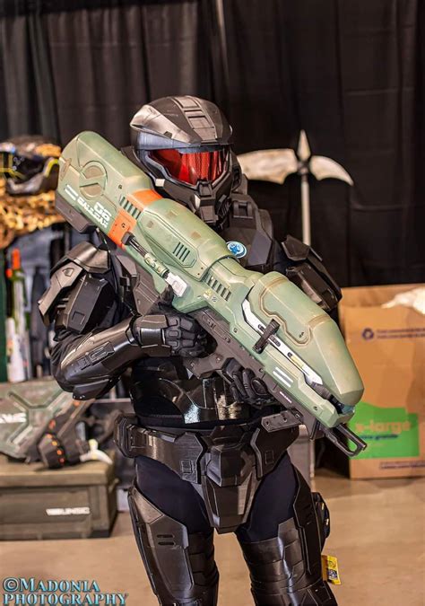 My fully 3d printed Halo Spartan Mk VII cosplay armor : r/gaming