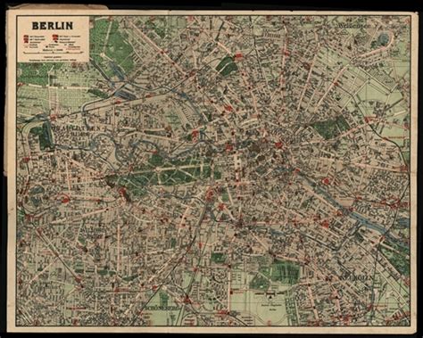 Historischer Stadtplan Von Berlin September