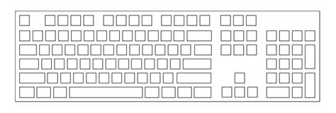 Sketch Of A Computer Keyboard at PaintingValley.com | Explore ...