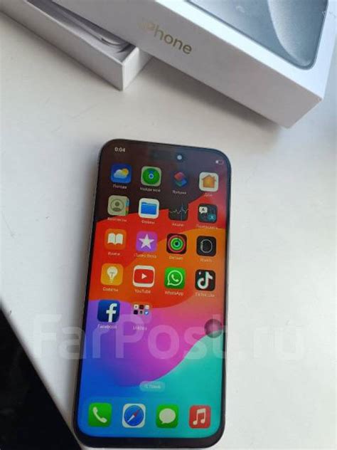 Айфон 15 pro max 512гб(реплика), 6.70", моноблок, новый, в наличии ...