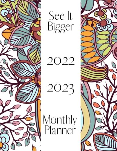 See It Bigger Planner 2022 2023 Monthly 2 Year Monthly Planner