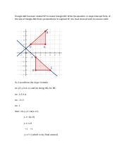 Docx Triangle Abc Has Been Rotated To Create Triangle Def