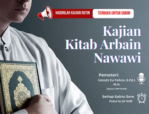 Kajian Kitab Arbain Nawawi Fkam