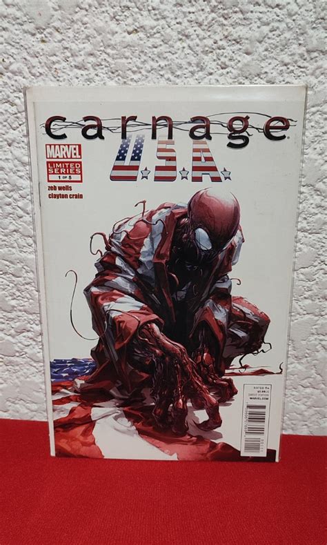 Carnage Usa Clayton Crain Cover Art Marvel Comics Hobbies