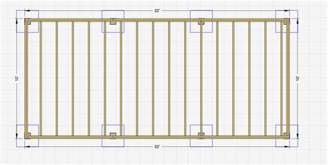 framing feedback for ground level deck 10'x22' - Home Improvement Stack ...