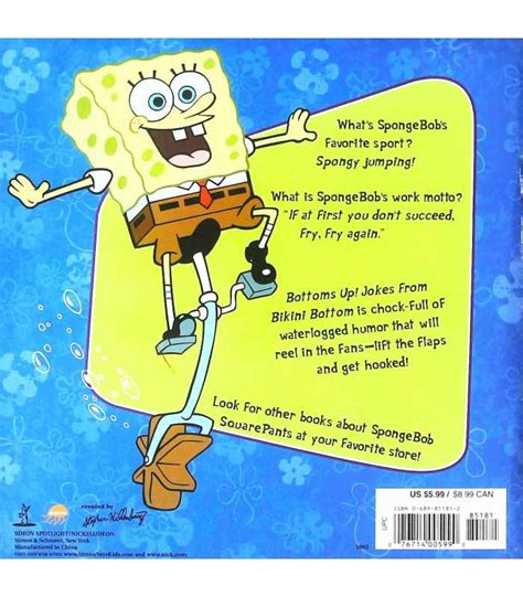 Bottoms Up Jokes From Bikini Bottom Spongebob Squarepants David Lewman