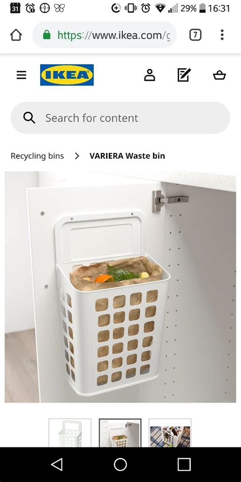 IKEA - VARIERA Waste bin | Recycling bins, Ikea, Cleaning wipes