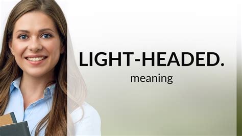 Understanding "Light-headed": A Guide for English Learners - YouTube