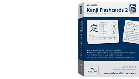 White Rabbit Press Kana And Kanji Japanese Flashcards