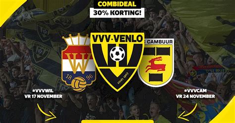 Yellow Black Friday Deal 30 Korting Op Combiticket VVV Tegen Willem