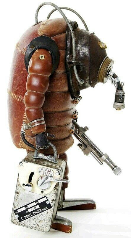 Pin By Francisco Piñón On Tech Steampunk Art Robot Sculpture Robot Art