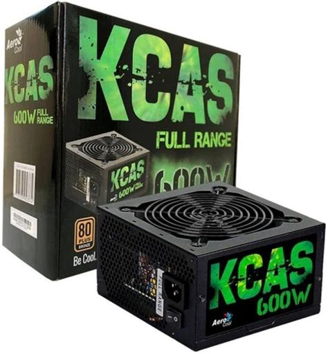 FUENTE DE PODER AEROCOOL 600W BRONZE KCAS 600W 100 240V ACPB KC60FUC 12