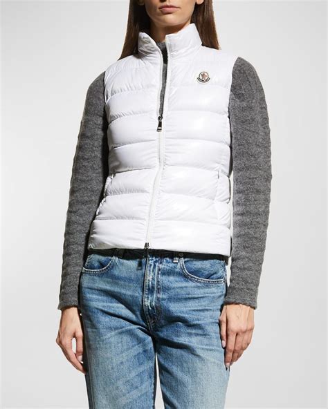 Moncler Ghany Shiny Quilted Puffer Vest In White Lyst