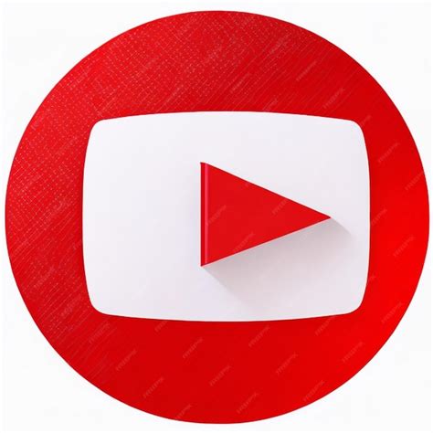 Premium Photo Youtube Logo Png With 3d Style Yt Logo