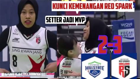 AKSI MEMUKAU SMAS MEGAWATI RED SPARK VS HYUNDAI Setter Menjadi MVP