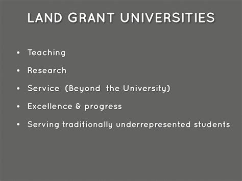 land grant universities by Christa Serluco