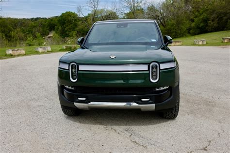 Texas - '23 Rivian R1S Adventure Edition Forest Green on Black Mountain ...