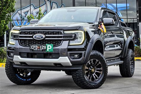 FORD RANGER NEXT GEN HUSSLA AMBUSH GLOSS BLACK DARK TINT FACE Wheel 14475