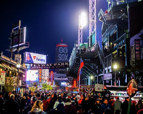 Game Night On Lansdowne Street 2018 World Series Red Sox Boston Ma