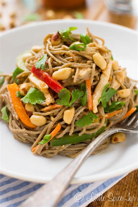 Spicy Peanut Soba Noodle Salad Little Spice Jar