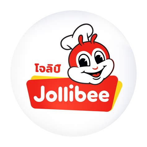 jollibee logo rounded glossy icon  transparent background