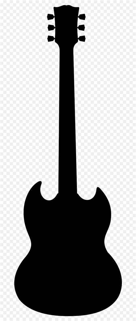 Descargar Png Silueta De La Guitarra Gibson Guitarra Negra Png Gray