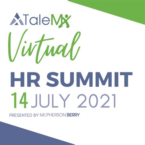 Save The Date Virtual Hr Summit Mcphersonberry Business Learning