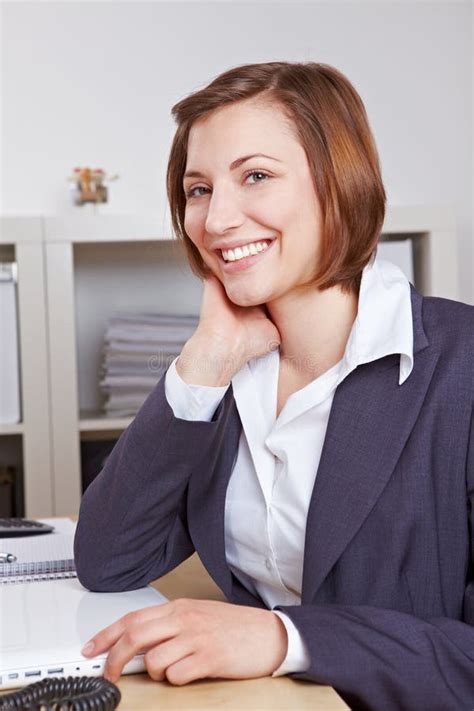 Smiling Female Chief Executive Stock Image - Image of advocate ...