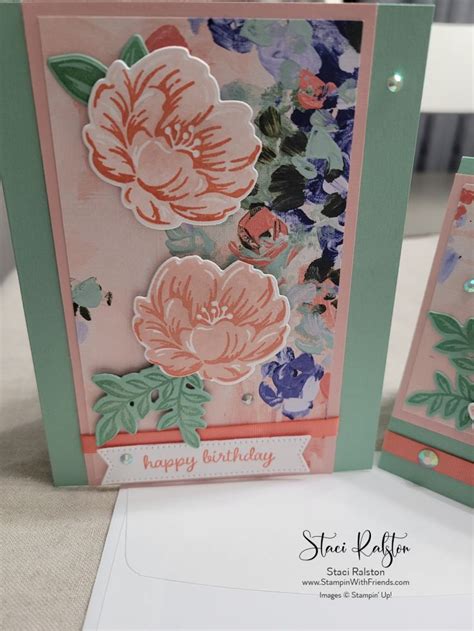 Two Tone Flora Bundle Staci Ralston Stampin Up Demonstrator