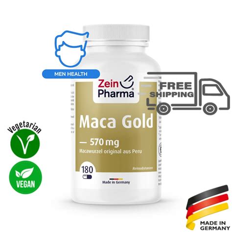 Maca Gold Mg Capsules Zeinpharma Vegetarian Ebay