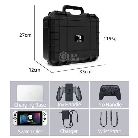 Bolsa Rígida Para Transporte Maleta Case Capa Para Nintendo Switch Oled